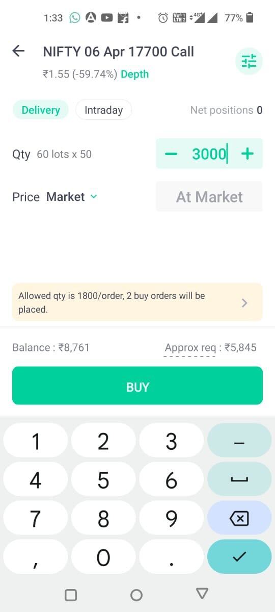 Fill the desired price in the ‘Price’ tab